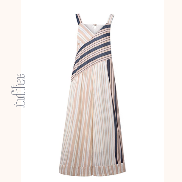 ストライプ切替オールインワン《Z01055》