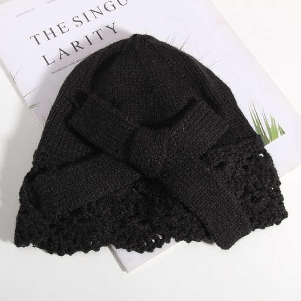 【4color】レースステッチレトロドームベレー帽 AU-113