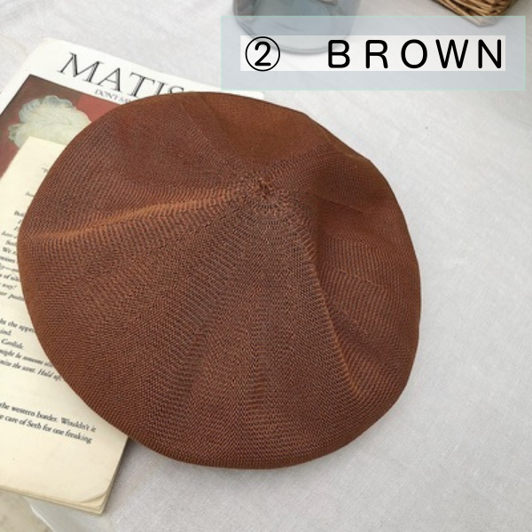 【10color】サマーベレー帽  sp0418