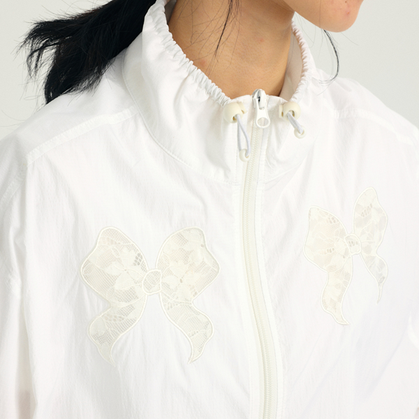 リボンモチーフの中空ジャケット Z00354
