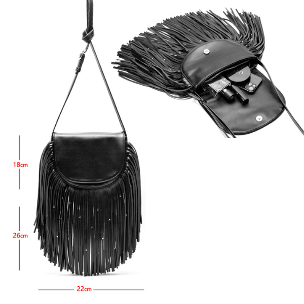 フリンジメッセンジャーバッグ w-123