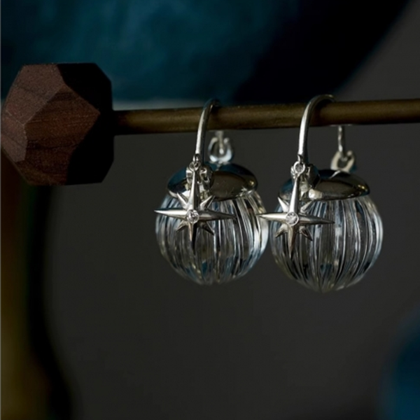 シルバーボールピアス Z00365