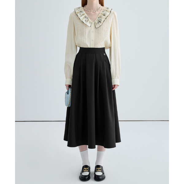 ドールカラーフレンチレースブラウス Z00029