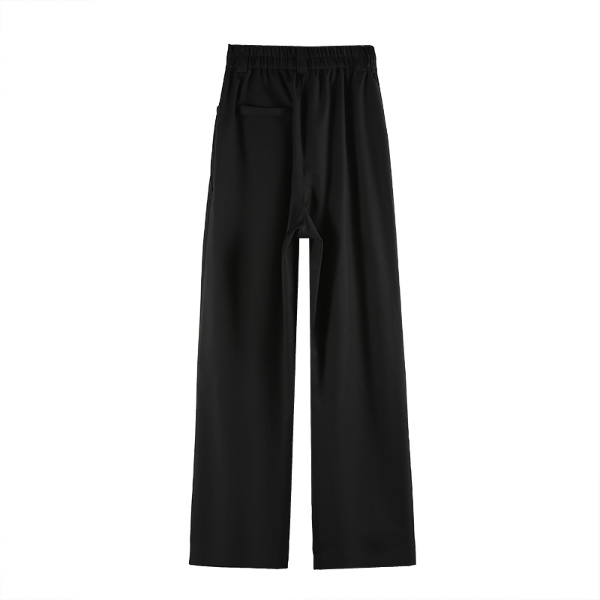 【2color】ハイウエストタックワイドパンツ X-163