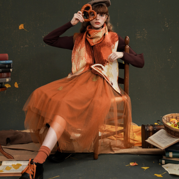 フォックスデコレーションチュチュスカート AU-471