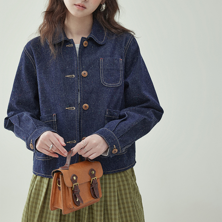 パッチポケットデニムジャケット 《Z00770》