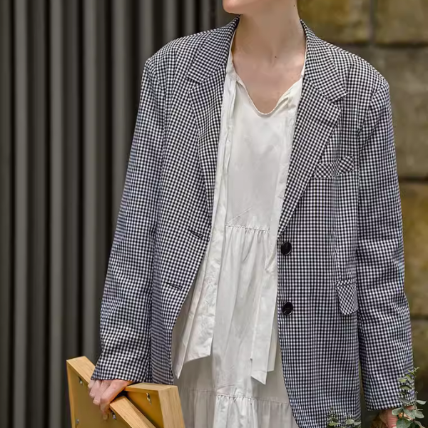 ギンガムチェックジャケット X-138