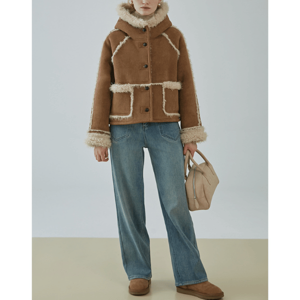 【2color】ハイウエストカジュアルストレートジーンズ X-482