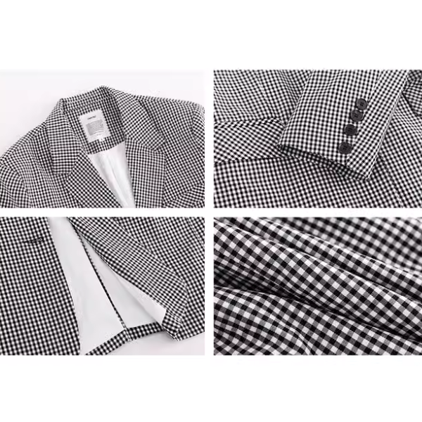 ギンガムチェックジャケット X-138