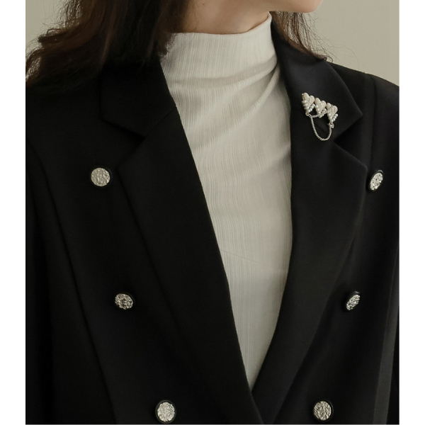 【2color】アシンメトリーカットデザイントップロングトップス X-423