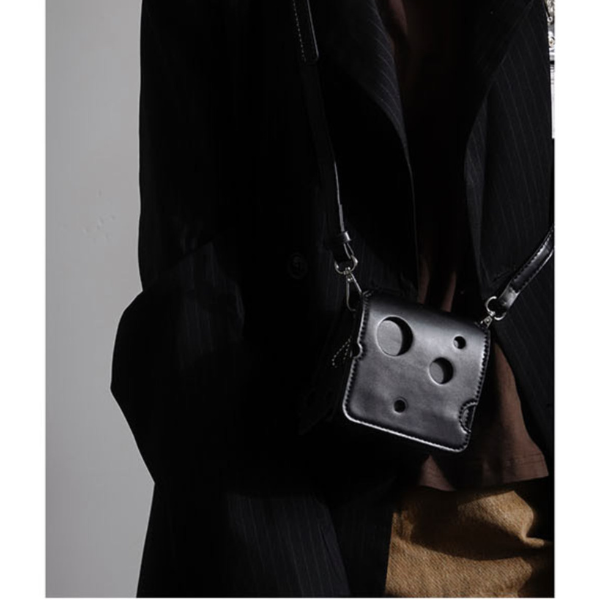 【3color】チーズシルエットスクエアショルダーバッグ AU-370