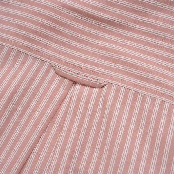 【2color】ストライプ柄ボックスシルエットシャツ《Z00854》