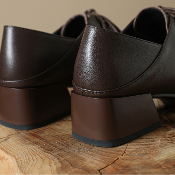 【2color】ポインテッドトゥミドルローファー w-148