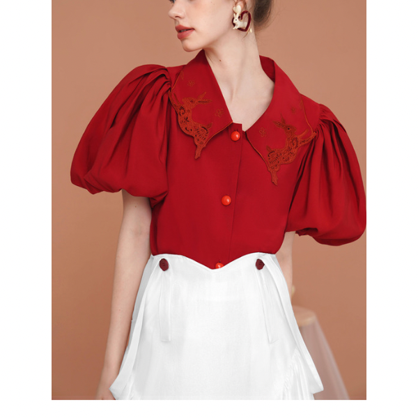 【2color】Vカットストラップワンピース X-185