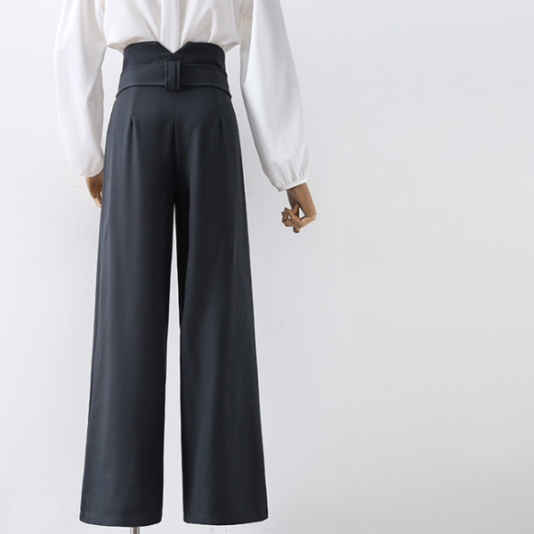 【2color】ドレープワイドパンツ AU-377