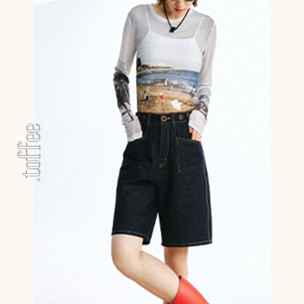 【3pattern】シースループリントロングTシャツ Z00414