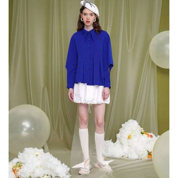 【4color】スワローカラーブラウス C0039