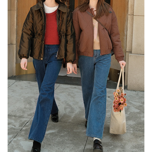 パッチポケットフレアデニム X-323