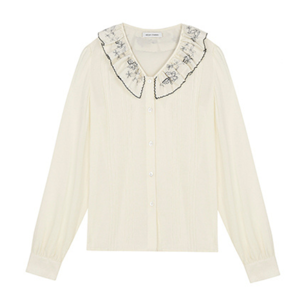 ドールカラーフレンチレースブラウス Z00029