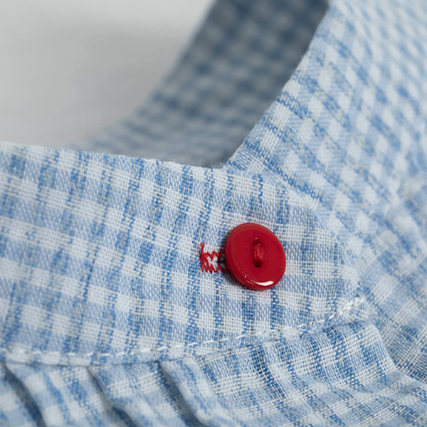 【2color】ギンガムチェックシャツワンピース Z00584