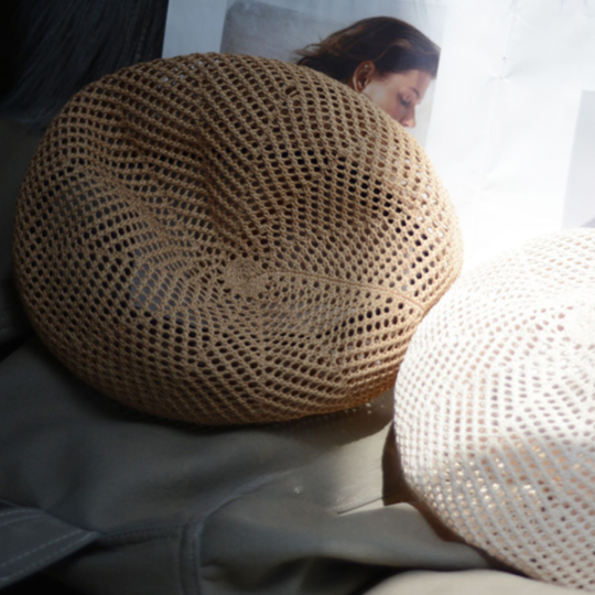 【2color】メッシュベレー帽 Z00399