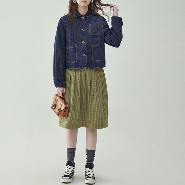 パッチポケットデニムジャケット 《Z00770》