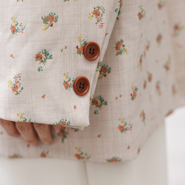 小花柄ルーズジャケット Z00395