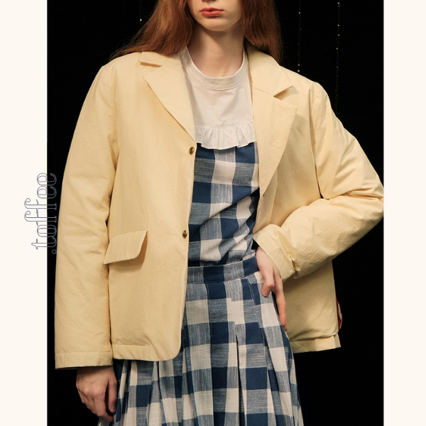 ストライプライニングテーラードジャケット 《Z00756》