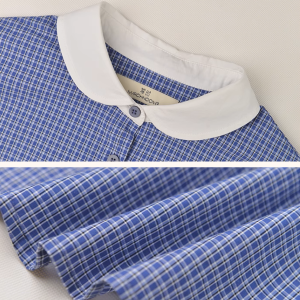 ドールカラータータンチェックシャツ《Z00907》