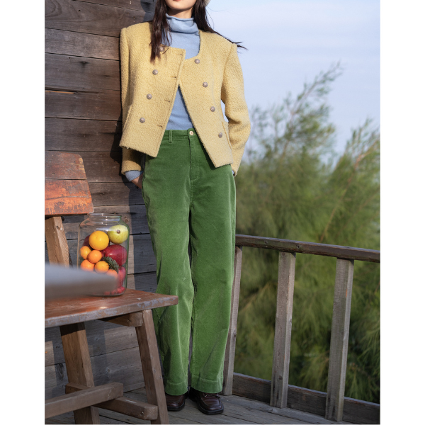 【2color】コーデュロイストレートカジュアルパンツ Z00013