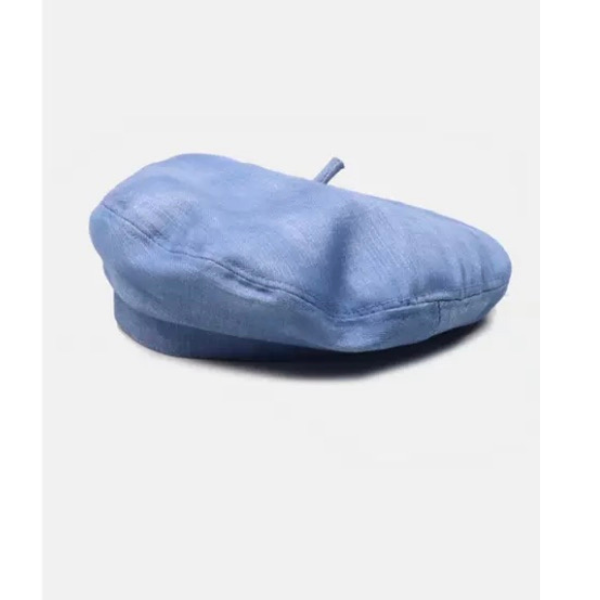 【2color】レトロスタイルデニムカラーベレー帽 AU-035