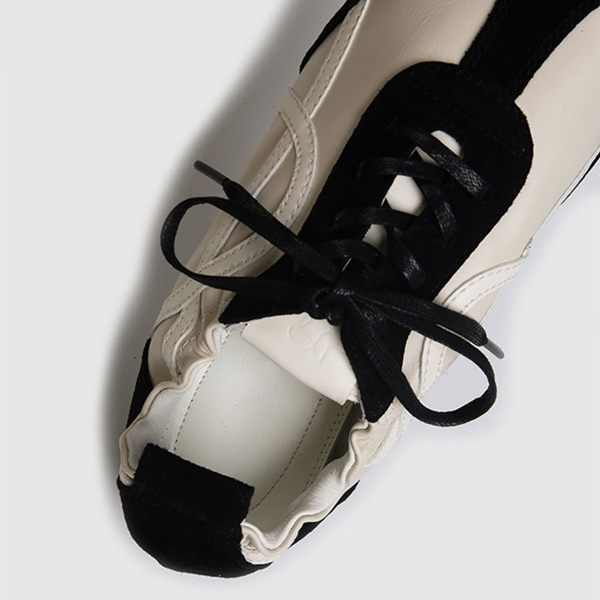 バイカラーフラットスニーカー Z00445