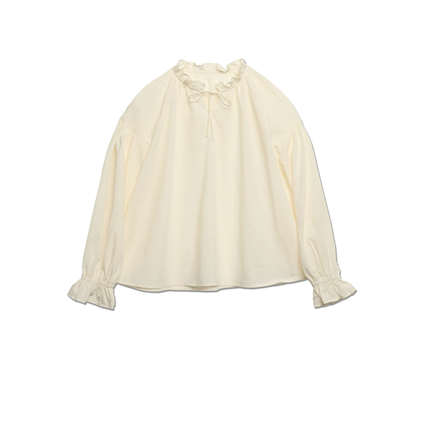 【2color】リボン&フリルディテールブラウス 《Z00755》
