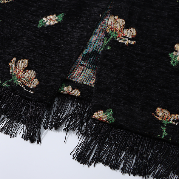 花柄タッセルジャカードスカート Z00574