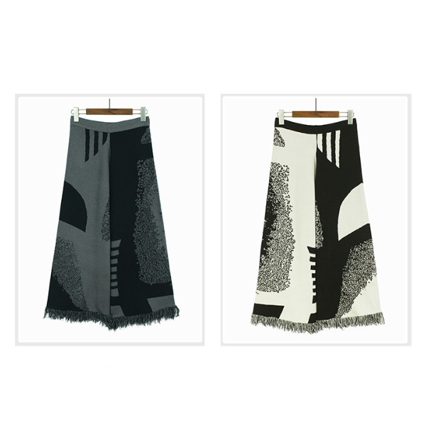 【2color】タッセルジャガードパンツ X-351