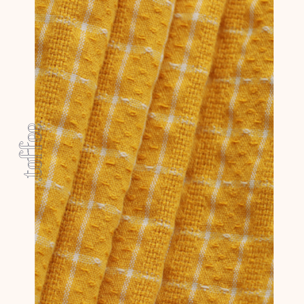 フリルネックチェック柄スリムシャツ《Z00848》