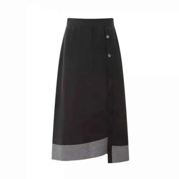 【2pattern】ハイウエストAラインロングスカート X-455