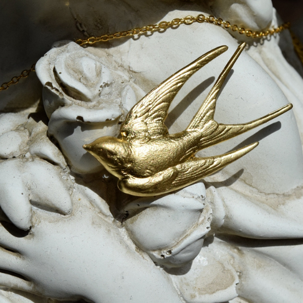 つばめブローチ X-093