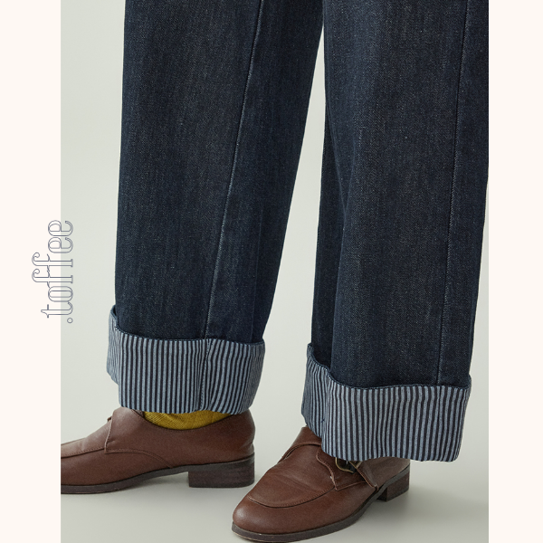 ハイウエストワイドバギーパンツ 《Z00733》