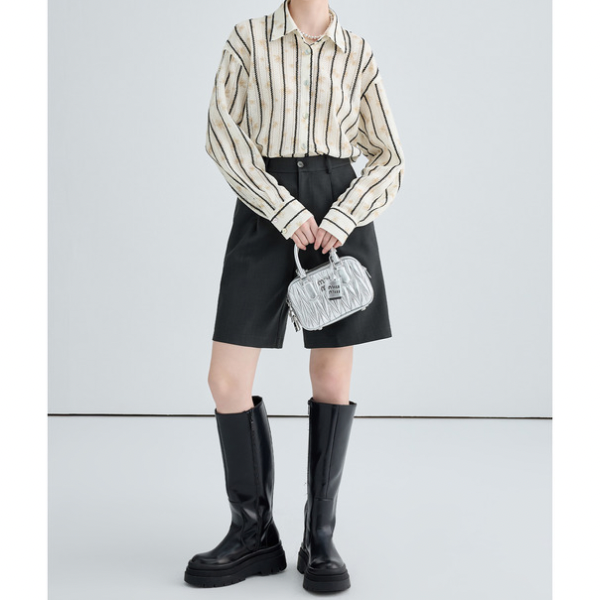 ブラックハーフパンツ X-289