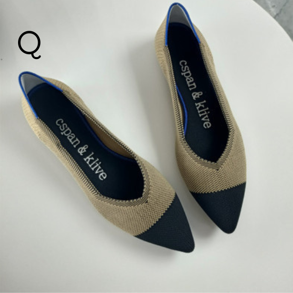 【18pattern】カラーパターンニットパンプス X-109