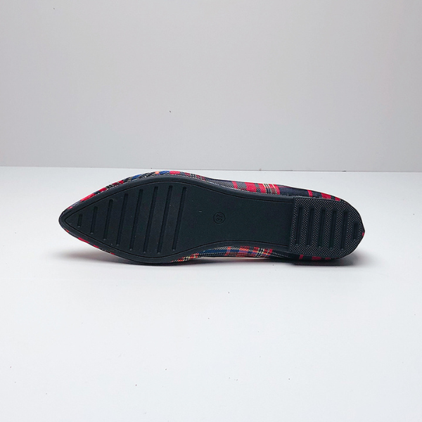 【3color】ポインテッドトゥチェッカーパンプス AU-316