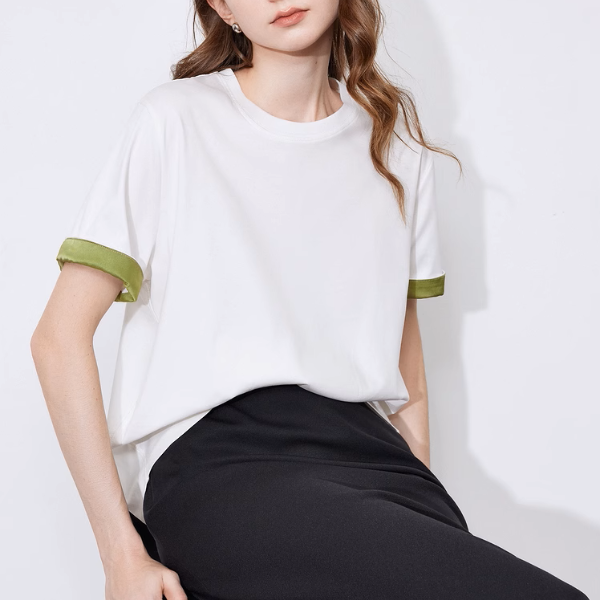 【3color】ボックスシルエットクルーネックTシャツ《Z00925》