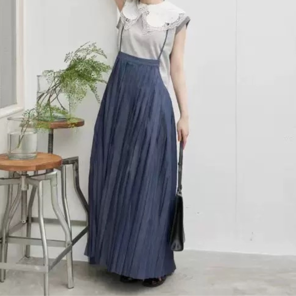 【3color】エレガントレースフェイクラペル AU-374