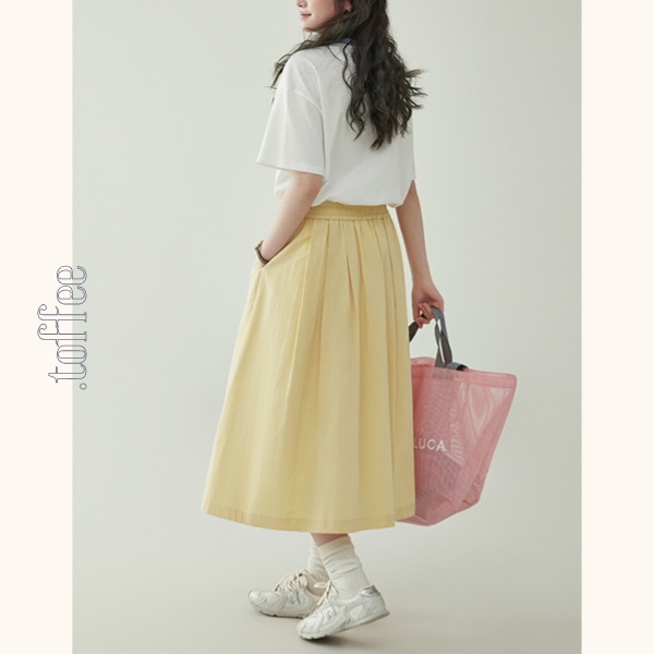 ブルーストライプタイ付きドロップショルダートップ Z00462