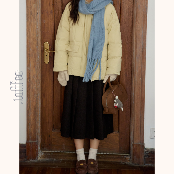 【2color】ハイウエストAラインロングスカート Z00560