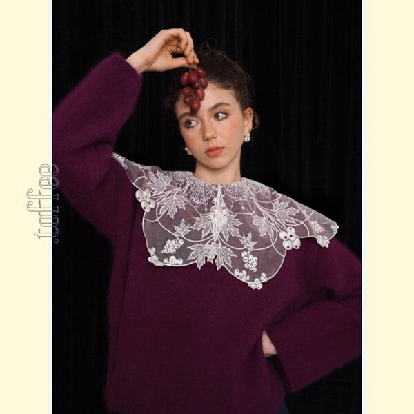 フェアリーレースを纏う:聖なるクラシックブラウス 《C0194》