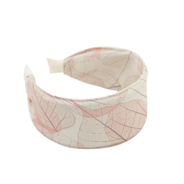 リーフプリントワイドカチューシャ X-101