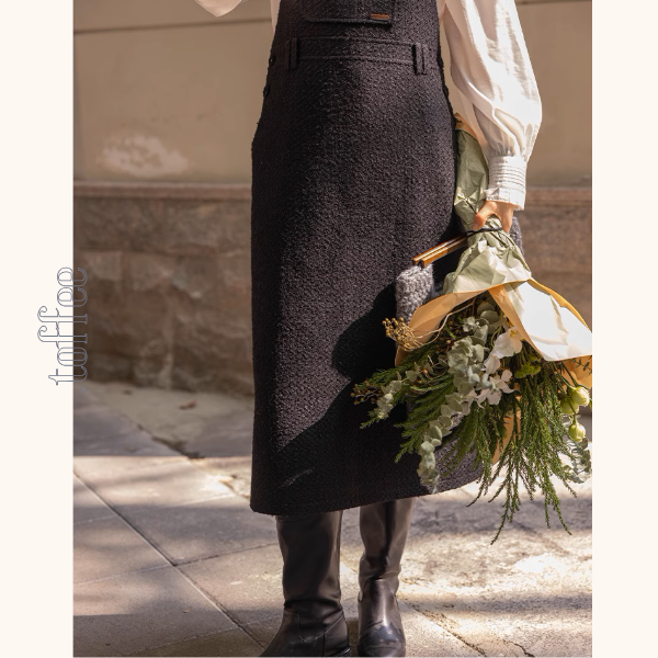 【2color】スクエアネックサスペンダーワンピース《Z00855》