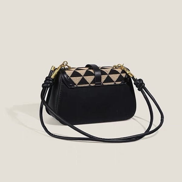 トライアングルプリントフラップメッセンジャーバッグ AU-170